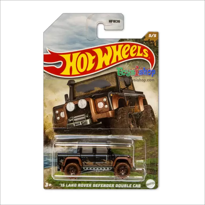 Hot Wheels Land Rover Defender Double Cub - Mud Machines