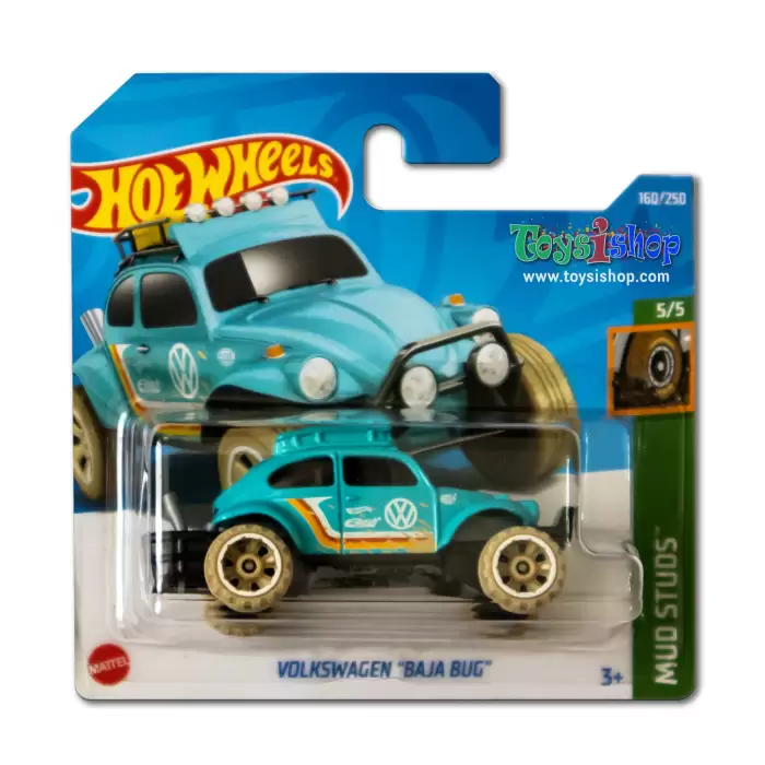 Hot Wheels - Volkswagen Baja Bug - Mud Studs Serisi - 160