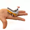 Die Cast Metal Volkswagen Little Van Oyuncak Minübüs 4.5 CM - Metalik Renk