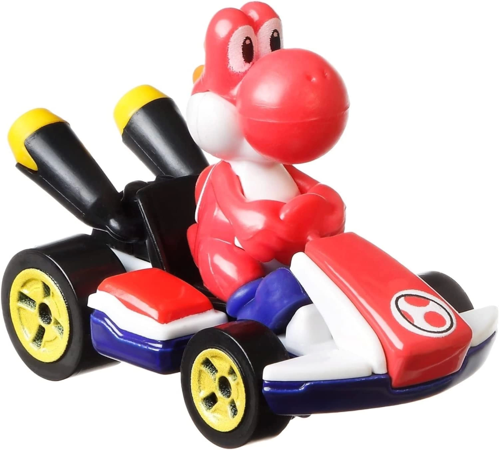 Hot Wheels Mario Kart Red Yoshi Standart Kart 1135