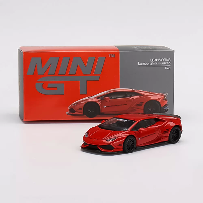 Mini GT LB☆WORKS Lamborghini Huracan ver. 2 Red