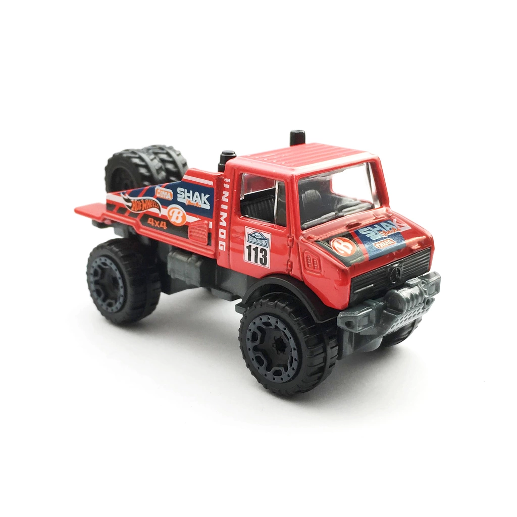 Hot Wheels Mercedes-Benz Unimog 1300 Rescue – 1:64 Scale Die-Cast Car, White #188/250