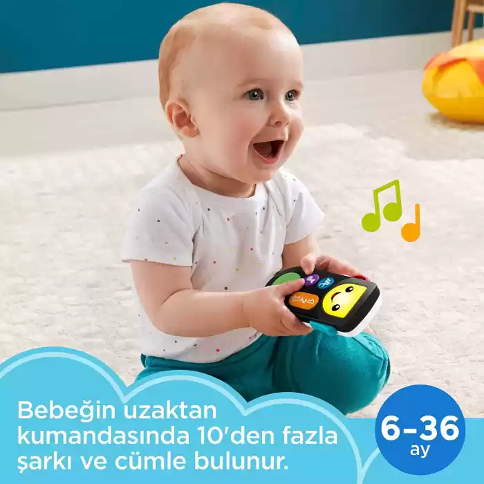 Fisher-Price Eğlen ve Öğren İzle ve Öğren Kumanda - HHH27