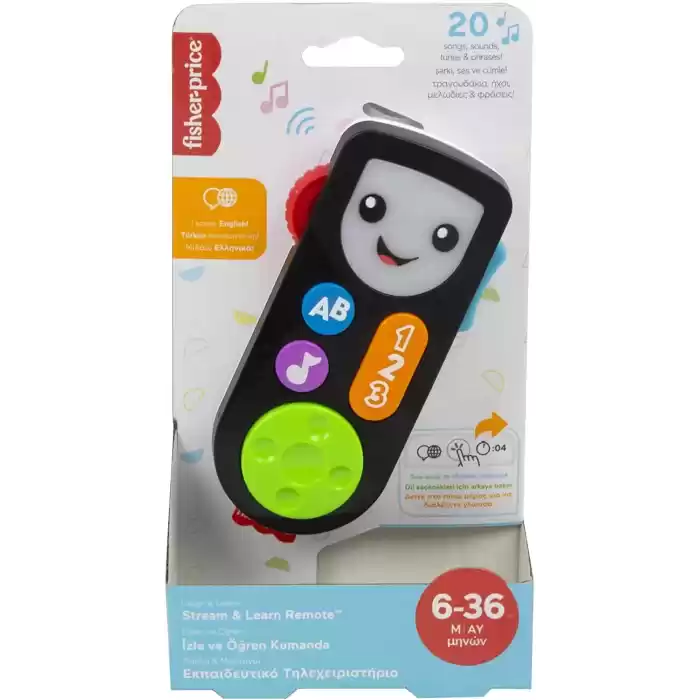 Fisher-Price Eğlen ve Öğren İzle ve Öğren Kumanda - HHH27