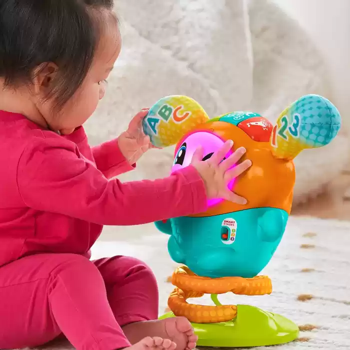 Fisher-Price Sevimli DJ (İngilizce ve Türkçe),ışıklı, müzikli eğitici oyuncak. HJP89