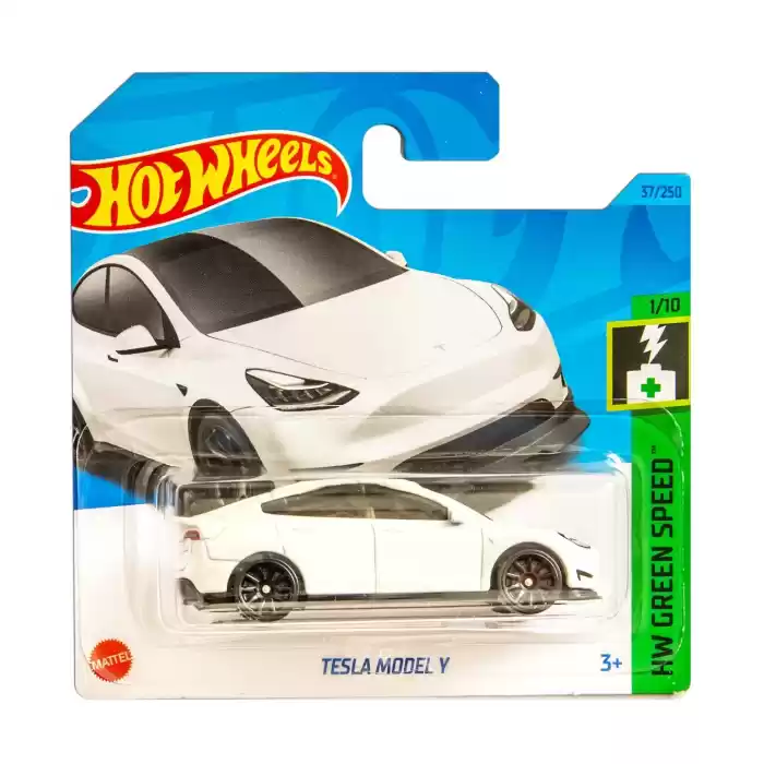 Hot Wheels Tesla Model Y -Green Speed - 37