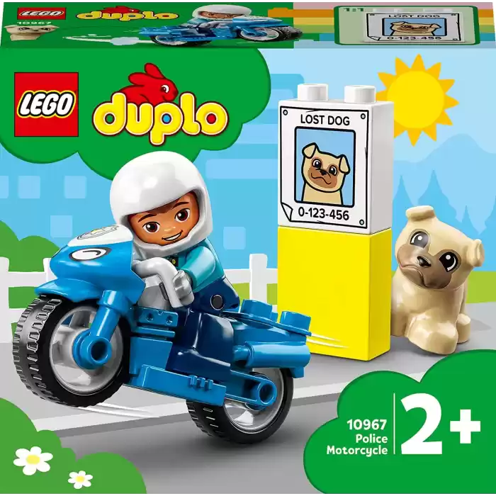 LEGO® DUPLO® Kurtarma Polis Motosikleti 10967