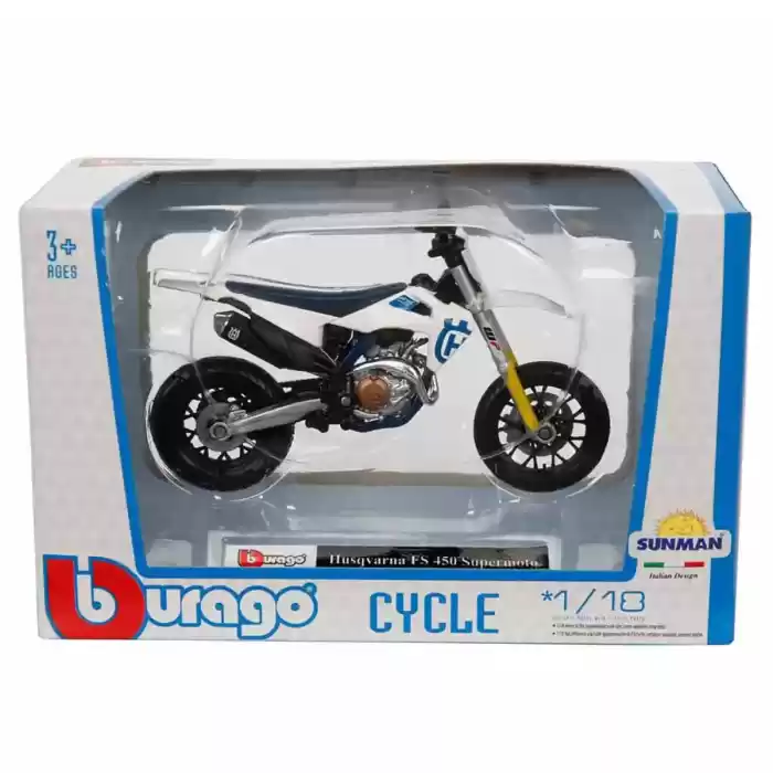 Bburago Husqvarna FS 450 Supermoto - 1/18