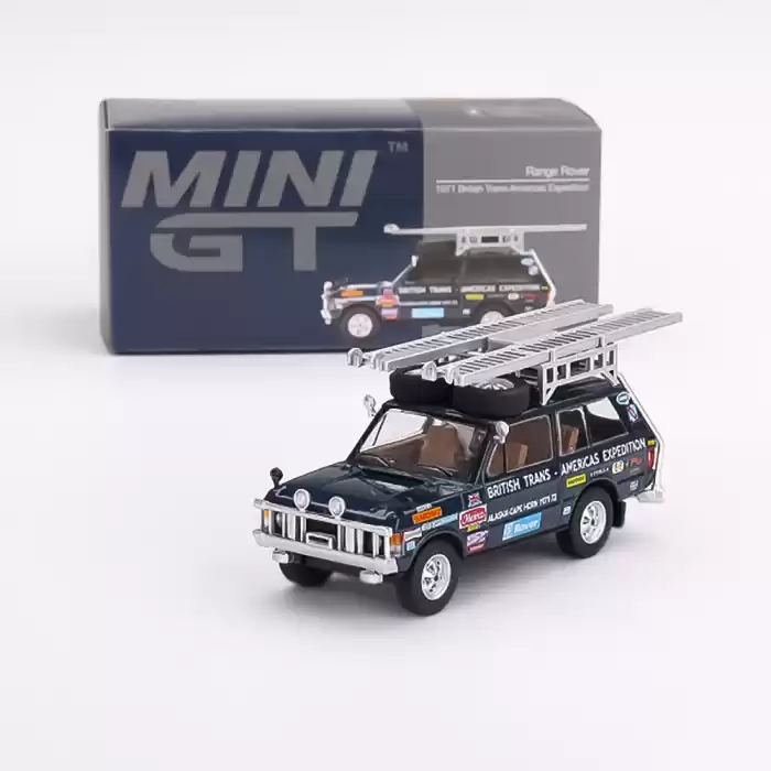 Mini GT 1/64 Range Rover 1971 British Trans-Americas Expedition (VXC-868K) MGT00542