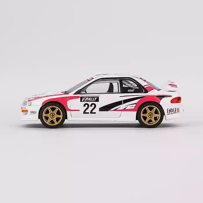 MINI GT: 1/64 Subaru Impreza WRC98 1999 Rally Tour de Corse #22