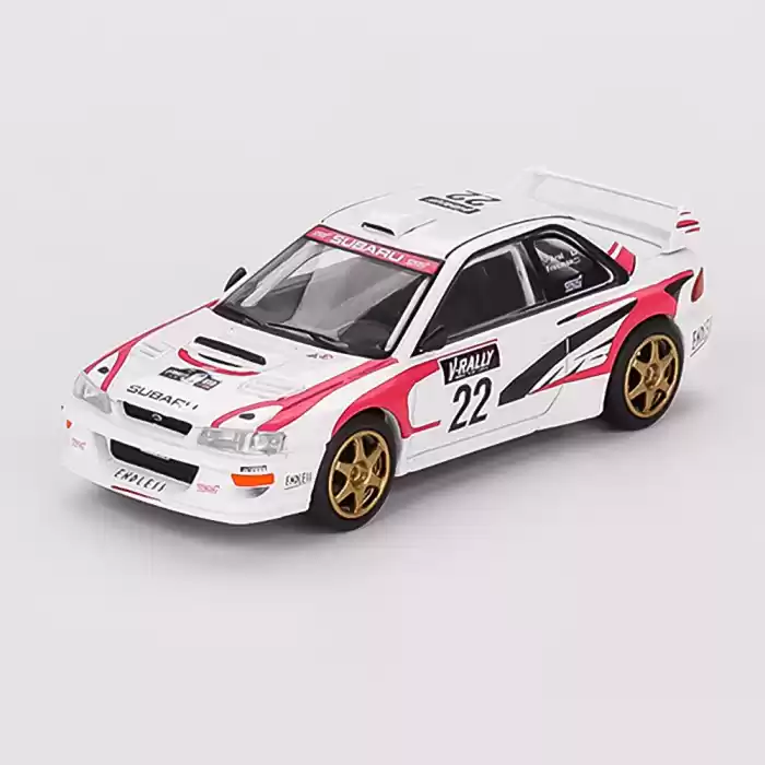 MINI GT: 1/64 Subaru Impreza WRC98 1999 Rally Tour de Corse #22