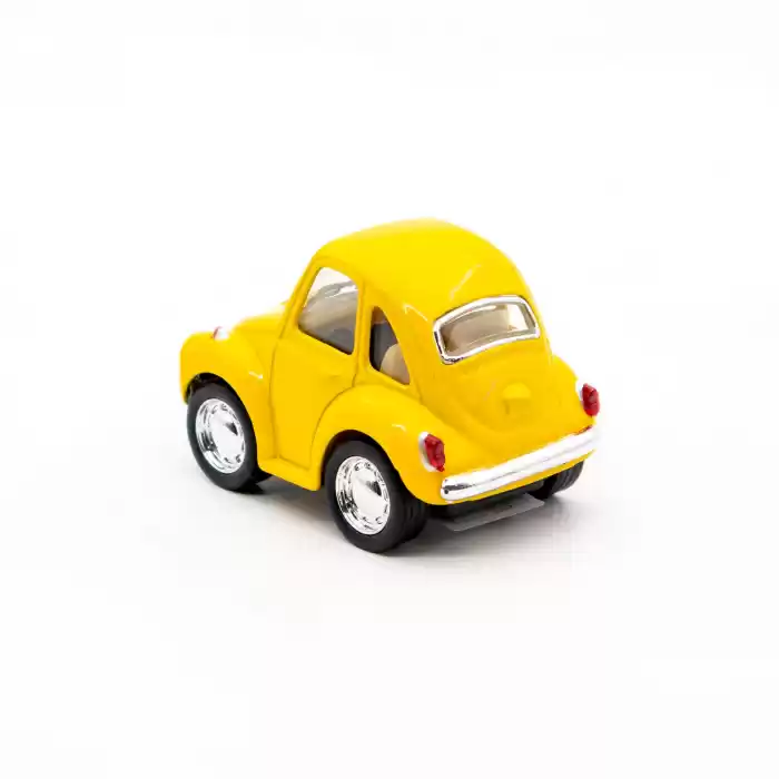 Die Cast Metal Little Beetle Oyuncak 4.5 CM - Parlak Renk