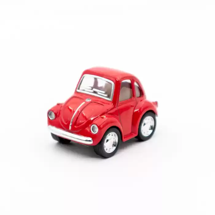 Die Cast Metal Little Beetle Oyuncak 4.5 CM - Parlak Renk