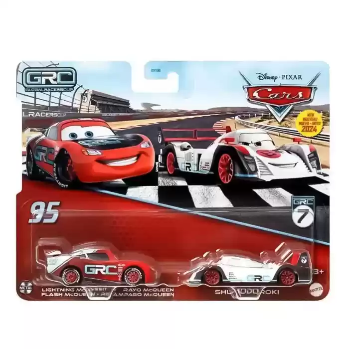 Disney Pixar Cars - Lightning McQueen & Shu Todoroki , DXV99-HTX12