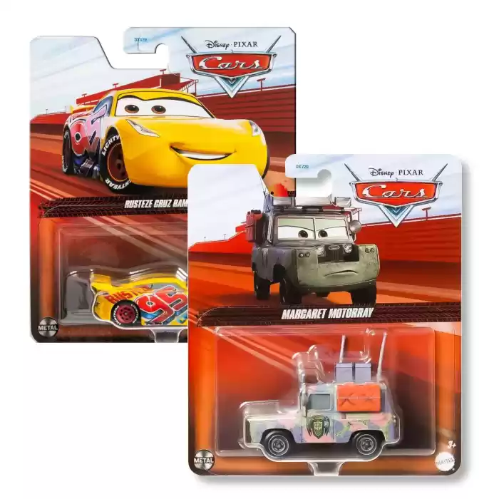 Disney Pixar Cars İkili Set - Margaret Motorray ve Rusteze Cruz Ramirez