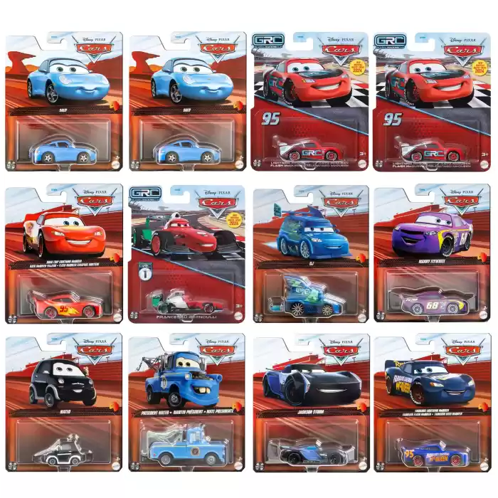 Disney Pixar Cars Tekli Karakter Araçları DXV29 - 96DM 24lü Kutu