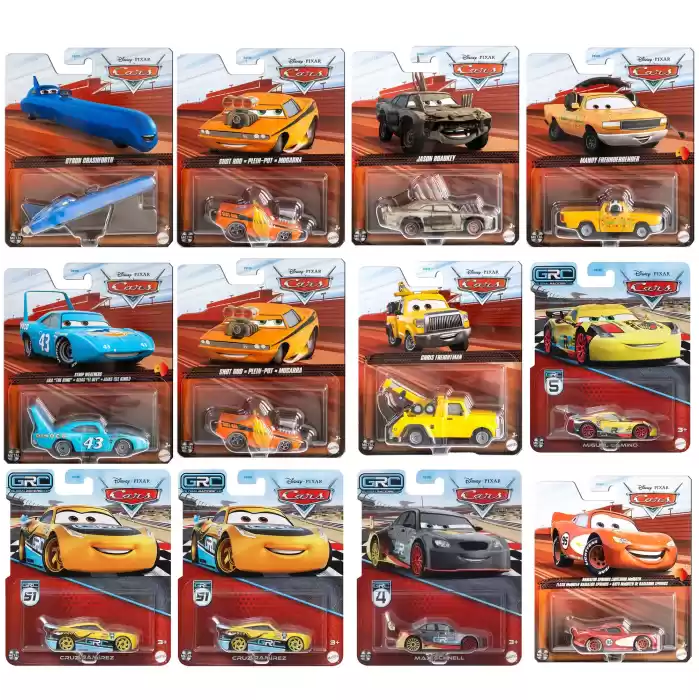 Disney Pixar Cars Tekli Karakter Araçları DXV29 - 96DM 24lü Kutu