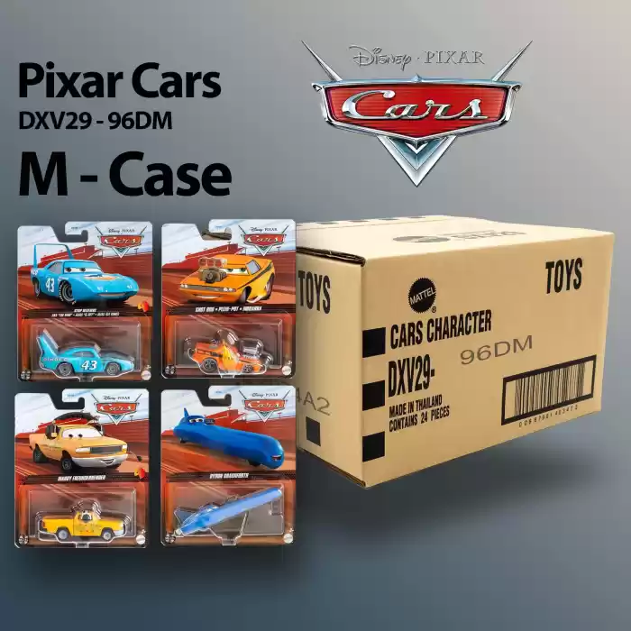 Disney Pixar Cars Tekli Karakter Araçları DXV29 - 96DM 24lü Kutu