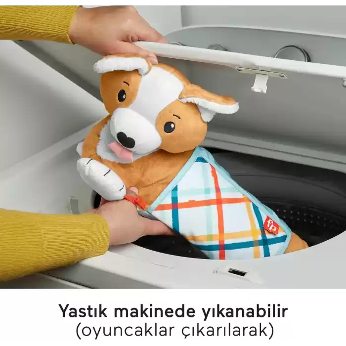 Fisher-Price 3ü 1 Arada Köpekçik Uzanma Yastığı, HJW10