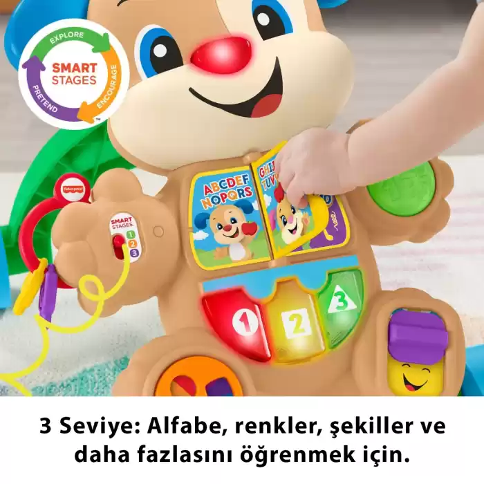 Fisher-Price Eğlen & Öğren Yaşa Göre Gelişim, Eğitici Köpekçik Yürüteç