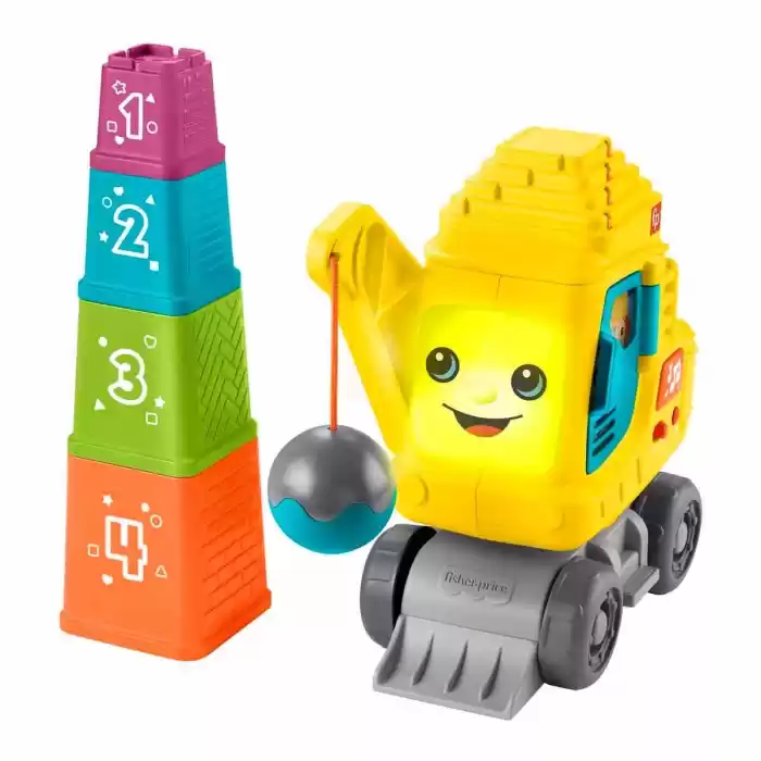 Fisher Price Sesli ve Işıklı Eğitici Vinç HWY62