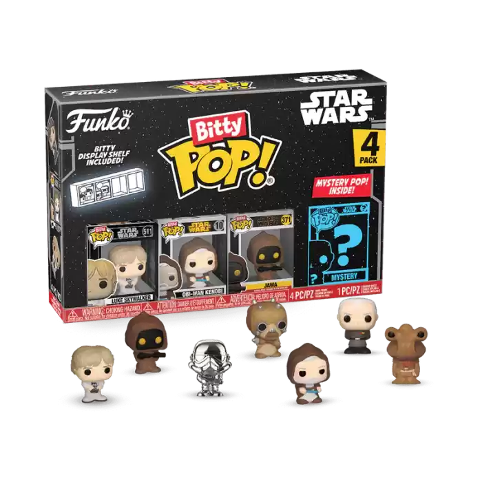 Funko Bitty POP: Star Wars- Luke 4PK