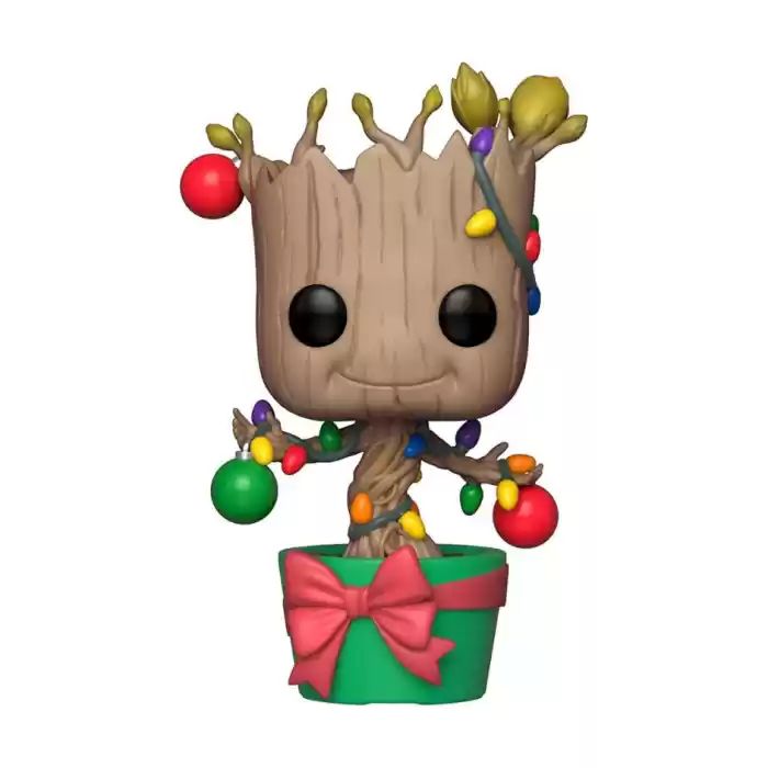 Funko POP Marvel: Holiday Groot w/ Lights & Ornaments No : 399