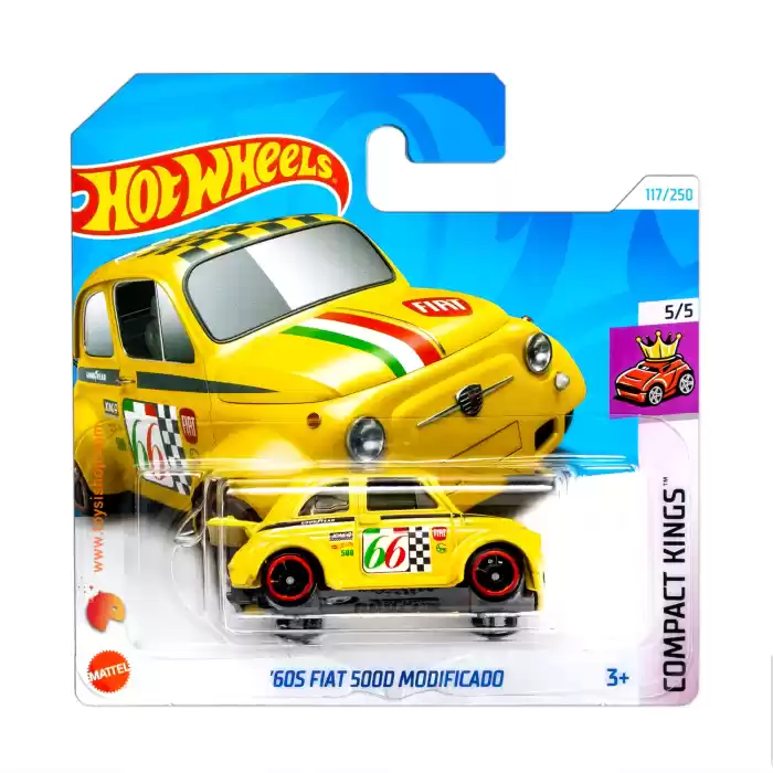 Hot Wheels 60s Fiat 500D Modificado - Compact Kings, 117