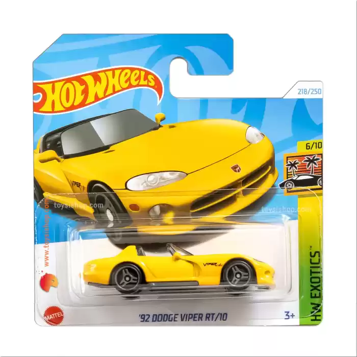 Hot Wheels 92 Dodge Viper RT/10 - Hw Exotics - 218