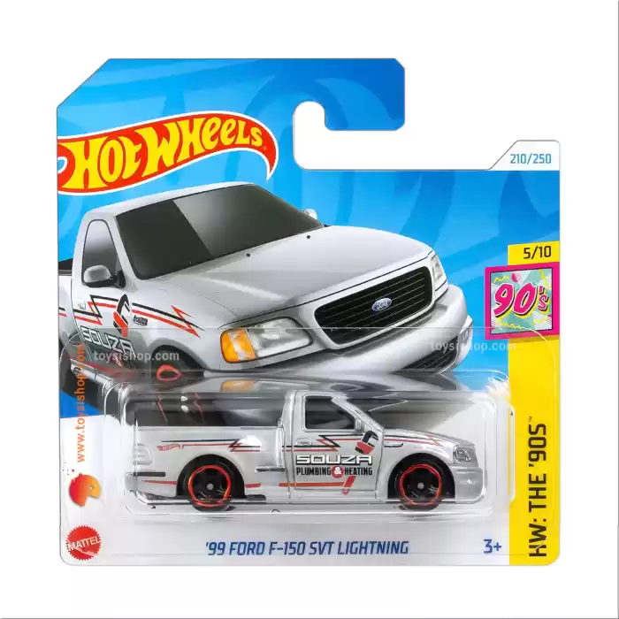 Hot Wheels 99 Ford F-150 SVT Lightning - HW: The 90s - 210