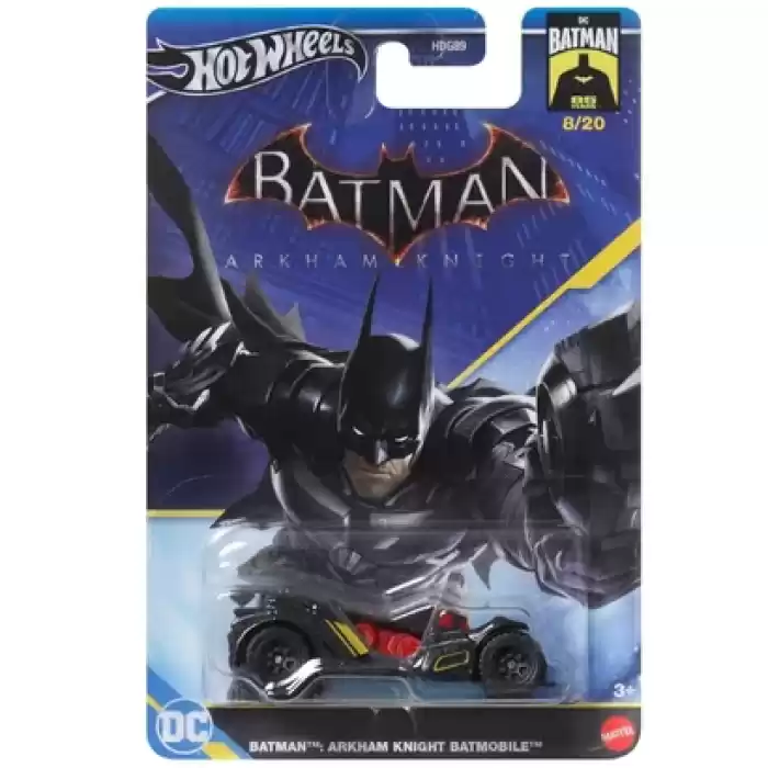 Hot Wheels Batman Temalı Araçlar Arkham Knight Batmobile 8/20