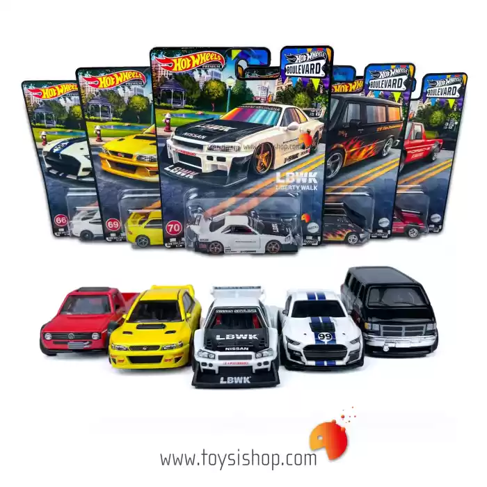 Hot Wheels Boulevard Set 2023 - (66-70)