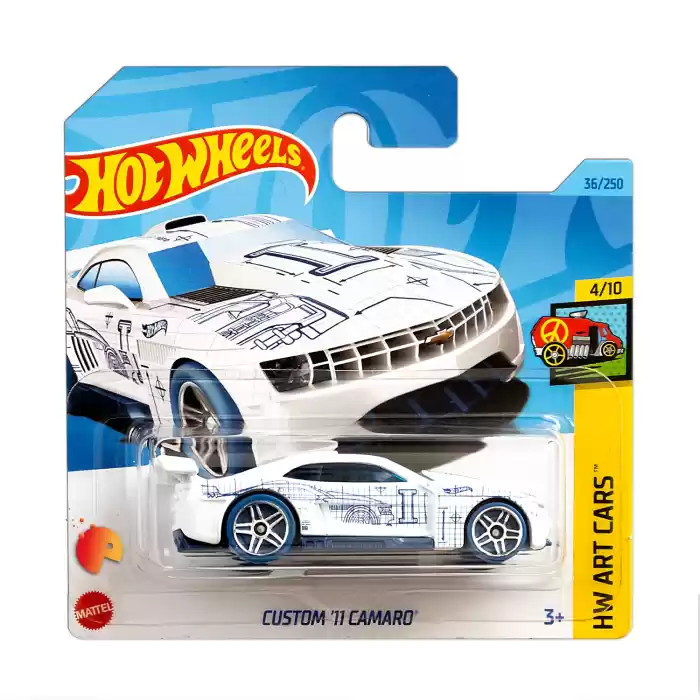 Hot Wheels Custom 11 Camaro - HW Art Cars - 36