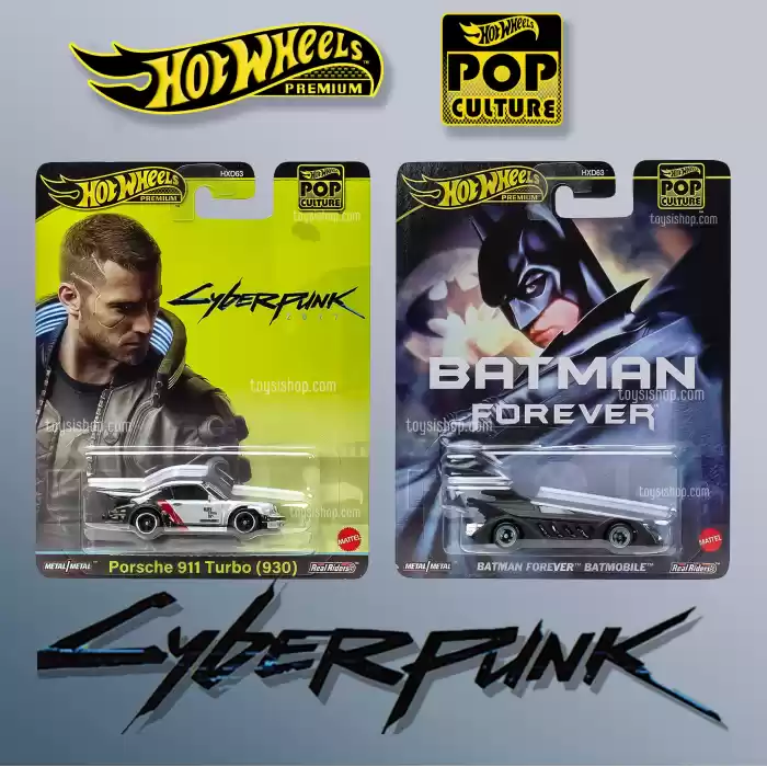 Hot Wheels İki Ürün Cyberpunk 2077 & Batman Forever 