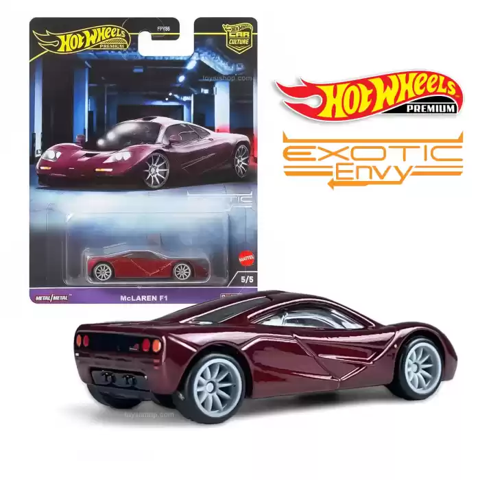 Hot Wheels Premium Exotic Envy - McLaren F1