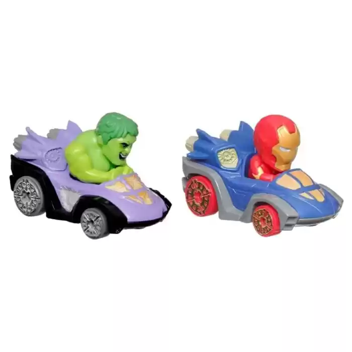 Hot Wheels Racer Verse 2024 Hulk - Iron Man HRT89