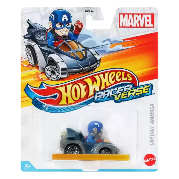 Hot Wheels Racer Verse - Marvel Captain America - HKC09