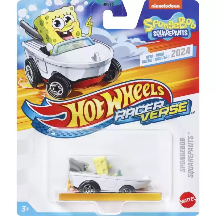 Hot Wheels Racer Verse Spongebob Squarepants - HRT30