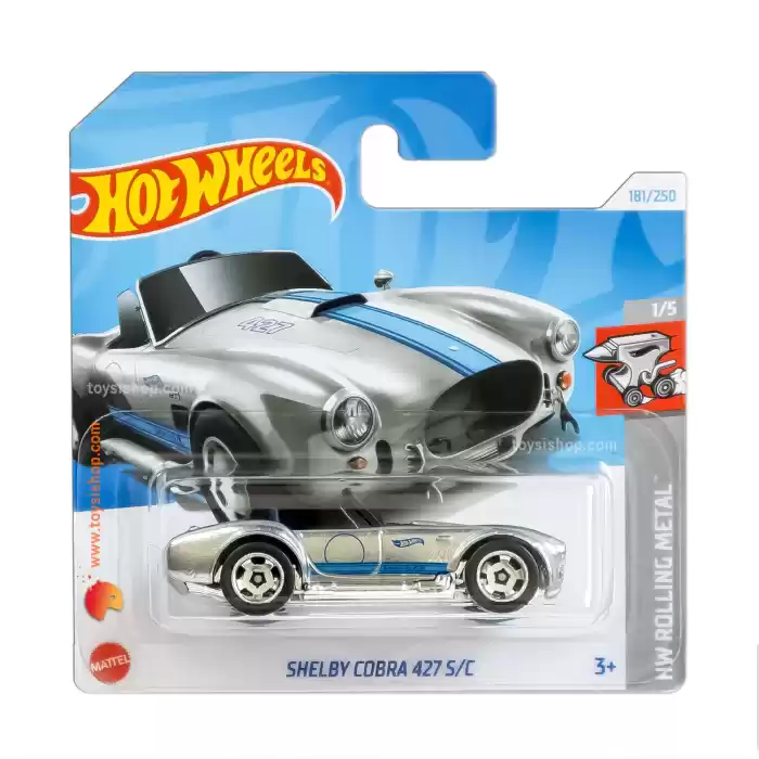 Hot Wheels Shelby Cobra 427 S/C - HW Rolling Metal 181