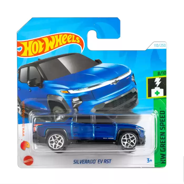 Hot Wheels Silverado EV RST - HW Green Speed , 110