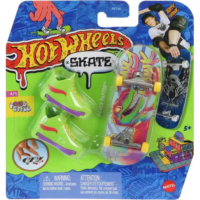 Hot Wheels Skate - Parmak Kaykay ve Ayakkabı - Ramen Raptor - HVJ92