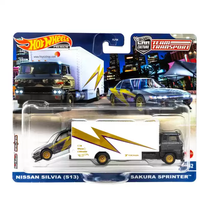 Hot Wheels Team Transport - Nissan Silvia S13 & Sakura Sprinter - HKF41