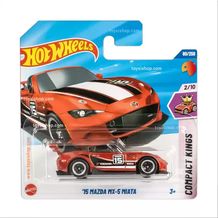 Hot Wheels Tekli Arabalar 15 Mazda MX-5 Miata - Compact Kings - 80