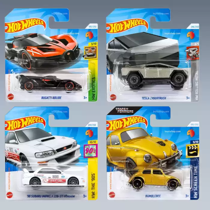 Hot Wheels Tekli Arabalar 2025 A Case - 72 Adetlik Kutu