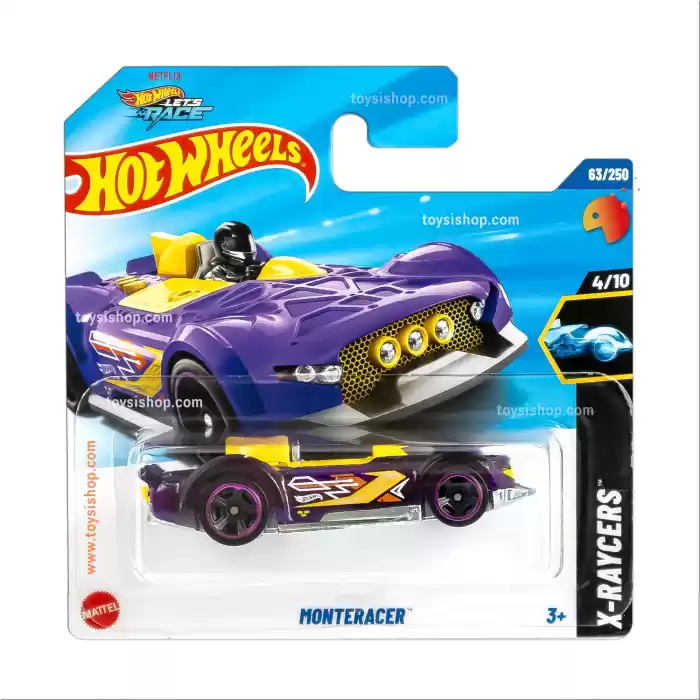 Hot Wheels Tekli Arabalar Monteracer - X-Raycers - 63