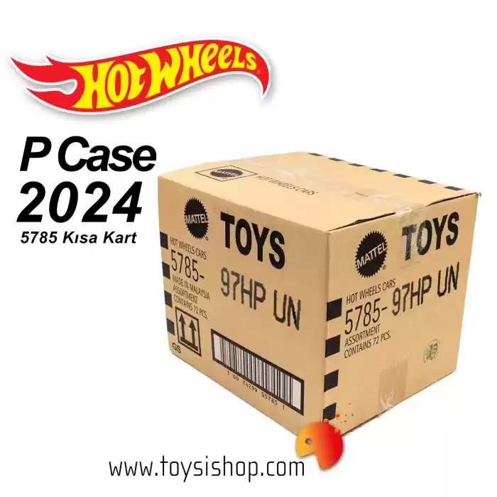 Hot Wheels Tekli Arabalar P Case - 72 Adetlik Kutu