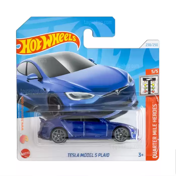 Hot Wheels Tesla Model S Plaid - Quarter Mile Heroes - 238