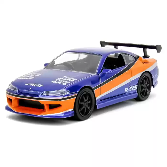 Jada F&F Legacy Series - 2001 Nissan Silvia & Brians Toyota Supra 1/32 İkili Araba Seti