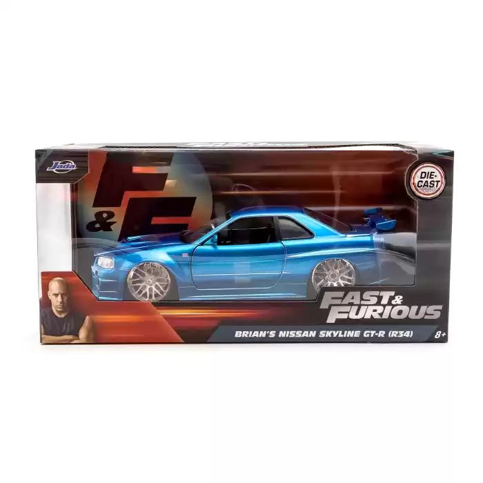 Jada Fast & Furious Brian’s Nissan Skyline GT-R (R-34) 1:24 - 97173