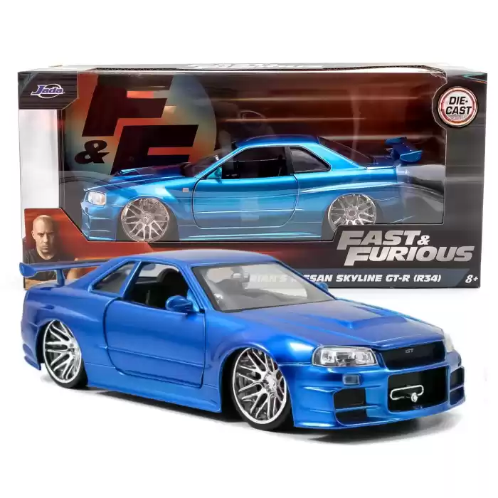 Jada Fast & Furious Brian’s Nissan Skyline GT-R (R-34) 1:24 - 97173